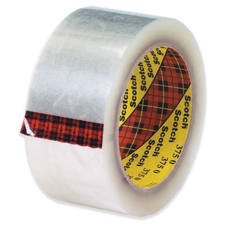 3M 2'' x 55 yds. Clear 3M 375 Carton Sealing Tape, 36PK BUY00023194